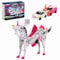 Felly Einhorn Transformierendes Auto, 2 Stück Kollision Deformation Kombinierter Car, Einhorn Transformers Roboter Spielzeug für Kinder ab 2 3 4 5 6 7 8 9 10 Jahre Jungen Mädchen