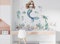 Osomhome |Wandtattoo Kinderzimmer Wandsticker | Wanddeko Babyzimmer | Schlafzimmer Junge Mädchen Selbstklebend (Blau Meerjungfrau, S)
