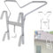 Heavy Duty Ladder Standoff for Gutters, V-Shaped Aluminum Ladder Standoff Bracket Accessories, Preventing Slipping, Easy to Install & Disassemble