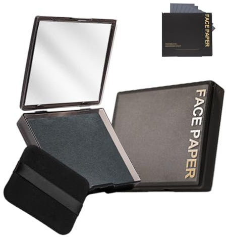 OHREN 1 Stück Facial Blotting Paper(Mit Nachfüllpackung mit 100 Tabletten, insgesamt 200 Tabletten),Oil-Absorbing Sheets, for Men and Women,200PCS