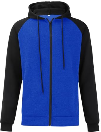 Felpa da uomo con cappuccio, giacca in pile da uomo, sottile, leggera, con cappuccio, a maniche lunghe, con cerniera, per la primavera, per il tempo libero