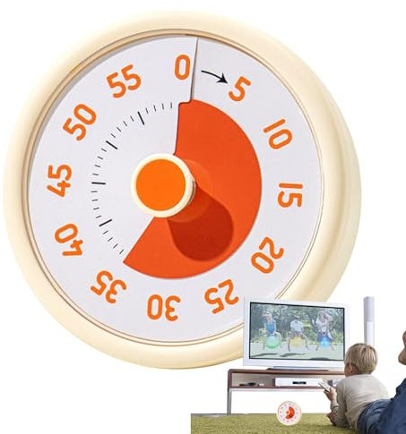 Temporizador Visual - Reloj Visual De Colores | Temporizador Digital 60 Minutos Cuenta Regresiva Alarma Programable para Cocina Baño Deporte Profesor