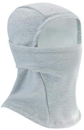 SEYUFN Bebe Cagoule Enfant Bebe Fille Bonnet Enfant Garcon Cagoule Fille Bonnet Hiver Chaud Chapeau Garcon Ski Balaclava Sports (FR/ES, Âge, 2 Ans, 8 Ans, C-Gris Clair)