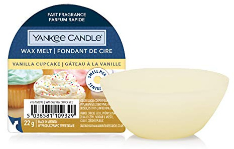 Yankee Candle Wax Melts | Vanilla Cupcake | Up to 8 Hours of Fragrance | 12 Count