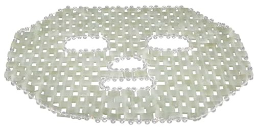 Luxshiny Kühlende Gesichtsmaske aus Natürlichem Jade mit Maßgeschneiderter Passform zur Anwendung bei Makeup und Linderung von Schwellungen unter Augenmaske