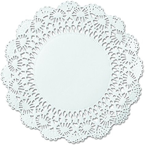 HOFFMASTER 500239 30,5 cm rund weiß Cambridge Tortenspitze (Fall von 1000)