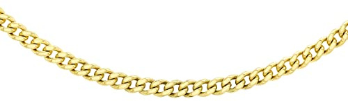 Carissima Gold Damen 9k (375) Gold 1.2mm Verstellbare Diamantschliff Panzerkette