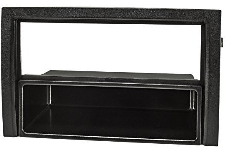 tomzz Audio 2450-006 Radioblende kompatibel mit Skoda Fabia 6Y ab Facelift 2004 bis 2007 schwarz