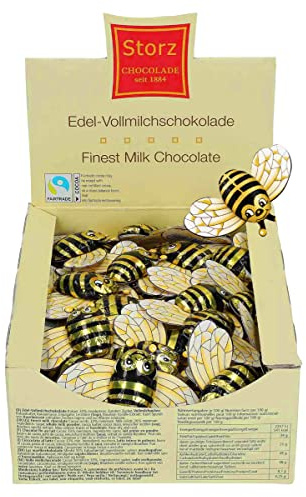 Storz Milchschokolade Bienen (100 Stück) , 1er Pack (1 x 625 g)