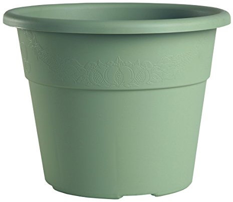 Bama Hedera Cup Vaso per Piante, 60 x 39 x 45 cm, Resina, Sage, 25 cm