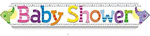 9ft Banner Baby Shower Elephants