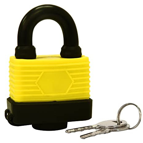 Rolson 66512 Cadenas résistant aux intempéries Noir 40 mm