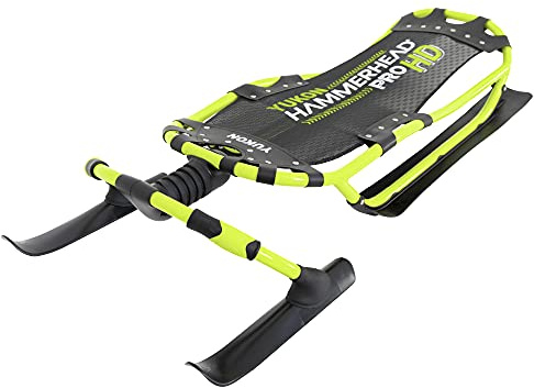 Yukon Charlie's Hammerhead Pro HD Sled, Single Rider, Speed and Steering Control, 52-inch x 22-inch, for Ages 13+