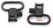 Jagdaktiv 2 Stück Riemenbügel abnehmbar 28mm Slings Set für Europäische Waffen