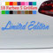 generisch Limited Edition Aufkleber Spezial Sonderedition Car Sticker Vinyl JDM OEM98-Enzian 10x2cm