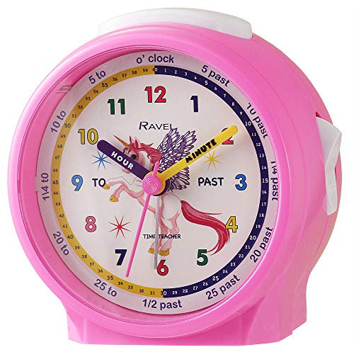 Ravel Réveil Enfant Chevet Licorne Rose