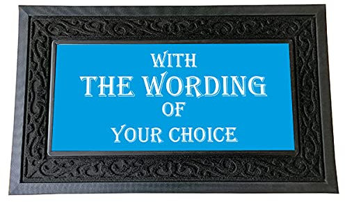 Pajo Personalised Heavy Duty Door Mat 750x450mm With 1 Insert.