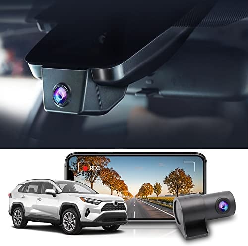 Fitcamx Dashcam Auto Vorne Hinten 1440P+1080P Passend für 2022-2025 Toyota RAV4 LE XLE Limited XSE Adventure SE Premium Hybrid Gen5(Modell B), OEM Dashcam 2K Video WiFi, G-Sensor, WDR, 64GB-Karte