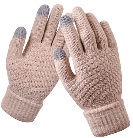 Alueeu Skihandschuhe Damen Fäustlinge Weiß Arbeitshandschuhe Winter Herren Gr 10 Lederhandschuhe Damen Lange Finger Winterhandschuhe Damen Warm Schwarz Arbeitshandschuhe Winter Damen Größe 7