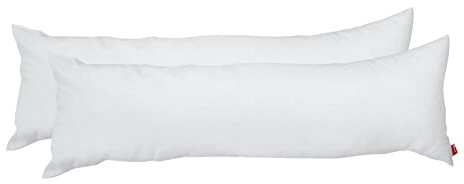 POWER INN – Innenkissen Baumwolle | 2er Set - 30 x 90 cm | Waschbares Kisseninlett als Dekokissen, Sofakissen und Kopfkissen | gefüllt mit Oeko Tex 100 Füllwatte (2, 30 x 90 cm)