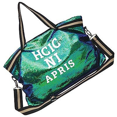 GALPADA à Main Tendance de Capacité pour Femme Fourre-tout à Paillettes à Bandoulière pour L'école