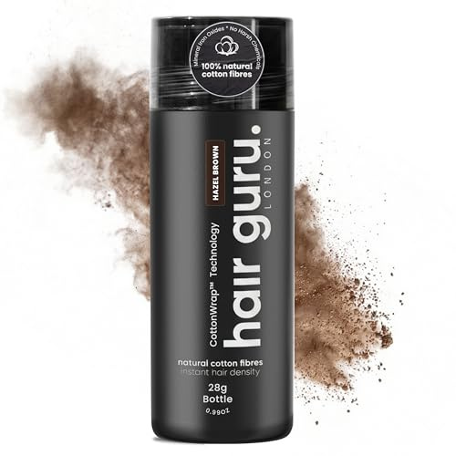 Hair Guru London Hair Thickening Fibres, Hazel Brown, 28g