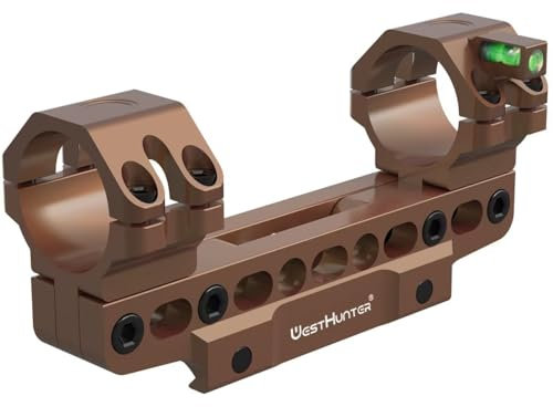 WestHunter Optics Precision WH301 Picatinny Monture de lunette de visée Marron