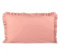 Russo Tessuti Coppia Federe Guanciale Rouches Volant Ruffle Cotone Arredo Letto Bed Dressing-Rosa Antico