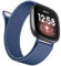 Oumida Armband für Fitbit Versa 3 Armband/Fitbit Versa 4 Armband/Fitbit Sense Armband/Sense 2 Armband für Damen Herren, Edelstahl Metall Ersatzarmband mit Starker Magnet, Klein Navy Blau