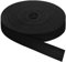 QUARKZMAN Schrägband, 1 Stück 45 Yard x 30mm - Baumwollstoffband, Rolle Schrägband für Kleidung, Accessoires, Taschen (Schwarz)