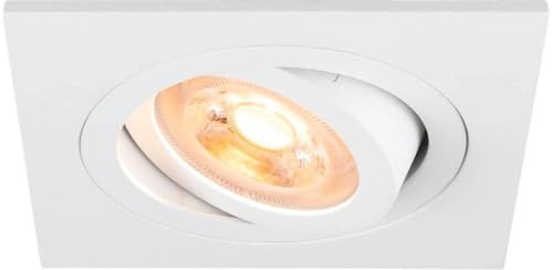 SLV NEW TRIA 75, Deckeneinbauleuchte, quadratisch, max. 10W GU10, weiß