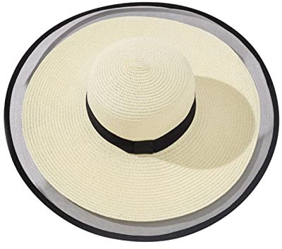 Frauen Große Rand-Stroh Hut Sommer Anti-Uv Breite Krempe Anglerhut Outdoor Hut Fischerhut, Atmungsaktiv, Groß, Breite Kappe Für Reisen Und Urlaub