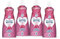 COCCOLATEVI Ammorbidente Rosa Ametista 4 x 1250 ml, Ammorbidente Lavatrice e Ammorbidente Lavaggio a Mano, Profumo Inteso, Morbidezza Extra