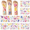 My Little Pony Kinder Tattoos, 8 Blätter Einhorn Sticker, 180+ Temporäre Kindertattoos, Pony Twilight Aufkleber für Kindergeburtstag Geschenk Mädchen Party Deko