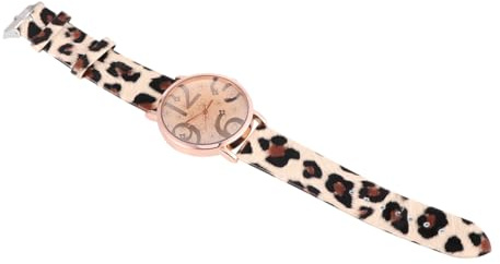 SAFIGLE Damenuhr Leopardenmuster：Damen Armbanduhr Uhr Damen Pu Leder Armbanduhr Mit Quarzwerk Und Ziffernblatt FüR Frauen Elegantes Design Perfektes FüR Besondere AnläSse