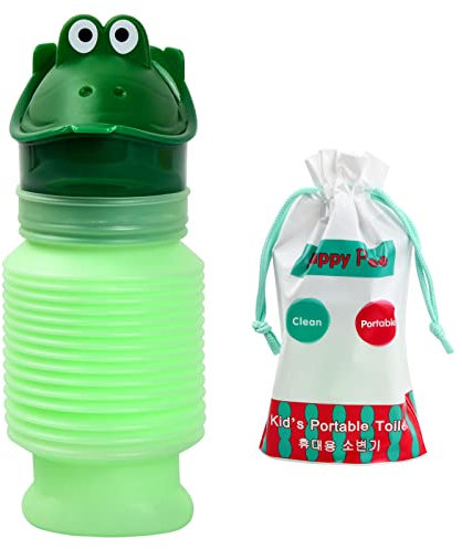 Nivofu Orinatoio Portatile per Bambin, Riutilizzabile Childâ Pottyâ, Bottiglie di urina, Toilette Mobile, Vasino, Auto Wc Vasino Bottiglia, Contenitore Urine per Auto, Campeggio, Bambino, Uomo, 600ML
