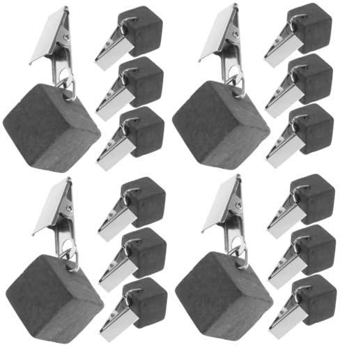Garneck 16 Stk Tischdecken-Gewichtsclip tischdeckengewichte tischdecke befestigung outdoor Clip für Tischabdeckung Tischdeckenbeschwerer für Weihnachten wiederverwendbare Tischdeckenklemme