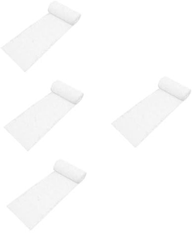 SEWACC 4 Rollos De Tela De Yeso Para Proyectos De Manualidades Escenografía De Trenes A Escala Y Moldes De Maternidad.