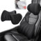Lendenwirbelstützkissen und Auto-Kopfstütze Nackenkissen Set Memory Foam Auto Kopfstütze Kissen Autos Sitz Kopf Lendenkissen für Nacken Rücken Schmerzlinderung Bürostuhl LKW Rollstuhl