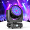 19 X 15W Wash Zoom Cabeza Móvil, RGBW 4 en 1 LED Enfocando Luz 4 Modos de Control Profesional Escenario Moving Head para Fiesta KTV Concierto Bar Festival Boda Discoteca