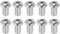 PATIKIL Vis à tête cylindrique à six pans creux 3/8-16 x 5/8, 10 pièces, en acier inoxydable 304, 18-8, empreinte hexagonale, filetage complet, filetage fin, UNC
