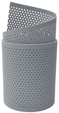 zaun|zu® Premium gelocht Zaunblende mit 20% Lochmuster: Sichtschutzstreifen PP für Doppelstabmatten Sichtschutz Made in Germany