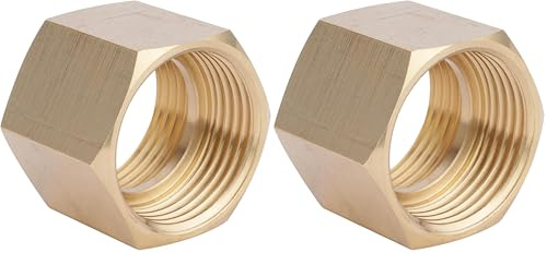 Boutté I Manchon laiton égal à butée femelle 26x34 Or 9DF (Lot de 2)