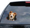 Progetta i Tuoi Adesivi per Auto, Adesivi in Vinile Personalizzati per Finestrini Auto, Adesivi Realistici Personalizzati per Cani - Resistenti allo Sbiadimento e alle Intemperie - 7 Misure