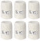 Pack de 6 Bandages Médicaux Élastiques 5 cm x 4,5 m Avec Boucle en Aluminium, Imperméables et Respirants, Doux et Confortables, pour Blessures Sportives, Éraflures, Soins Post-Opératoires (5cm)
