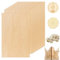 10pcs 200 x 300 x 3mm Plywood Sheets for Crafts, Blank Square Balsa Wood Boards, Unfinished Basswood Planks for Woodcraft, Painting, Laser Engraving, Stenciling, Staining, Home Decor,Models Making,DIY