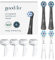Good4u® Ersatzbürsten, kompatibel mit Oral B iO, 4 Aufsteckbürsten mit Etuis, hochpräzise Borsten für hervorragende Zahnreinigung und antibakteriellen Schutz (Weiß/Schwarz)