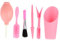 BESTonZON 6 Piezas Herramientas de Jardinería Suculentas Kit Cepillo y Dispositivo Bonsáis Principiantes de Plantas Color Rosa