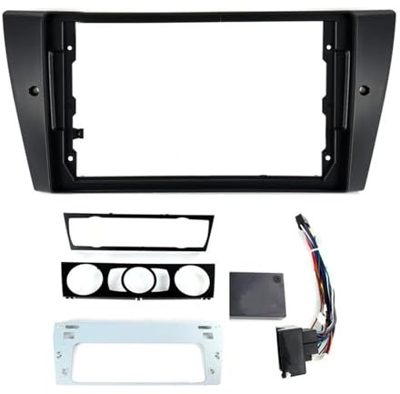 Per B&MW Serie 3 E90 E91 E92 E93 2006 2007 2008 2009-2011 Kit Montaggio Sul Cruscotto Stereo 2 DIN 9 Pollici Autoradio Telaio Fascia Cornice cruscotto stereo