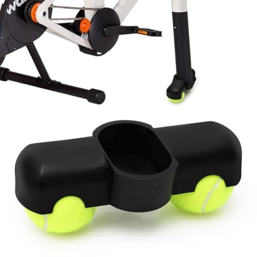 CEWROM Rocker Plate Feet, Indoor Cycling Tennisbälle Fußadapter, Tragbarer Wippplatten-Fahrradtrainer für Zwift Ride Vorderbein, Zubehörteile für Indoor-Trainer-Workouts